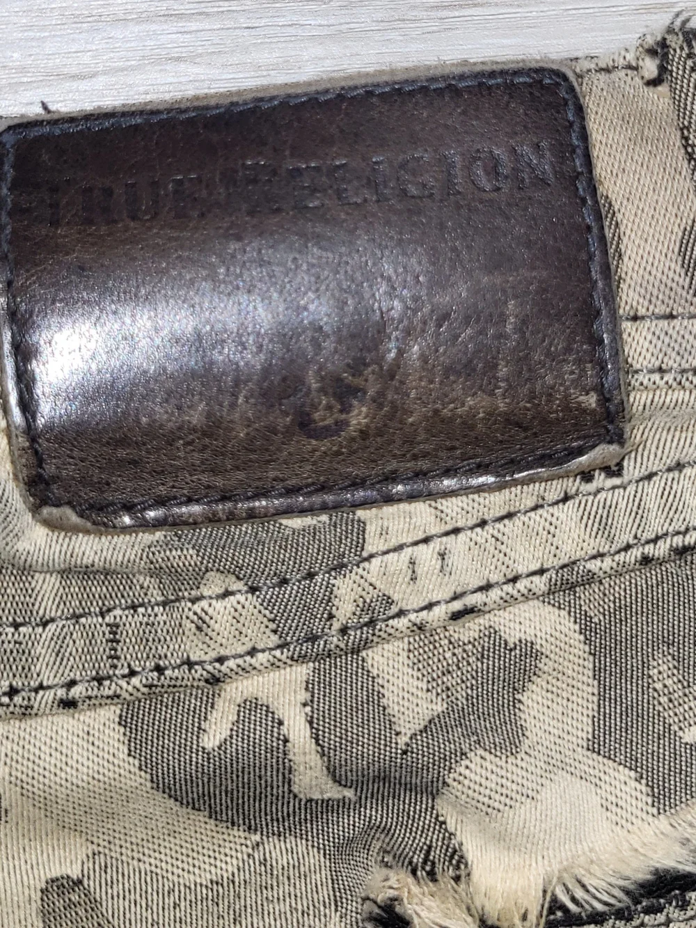 🧲 True Religion Men's Dual-Tone Camo Cargo Pants Combo x2 - (Olive & Khaki)